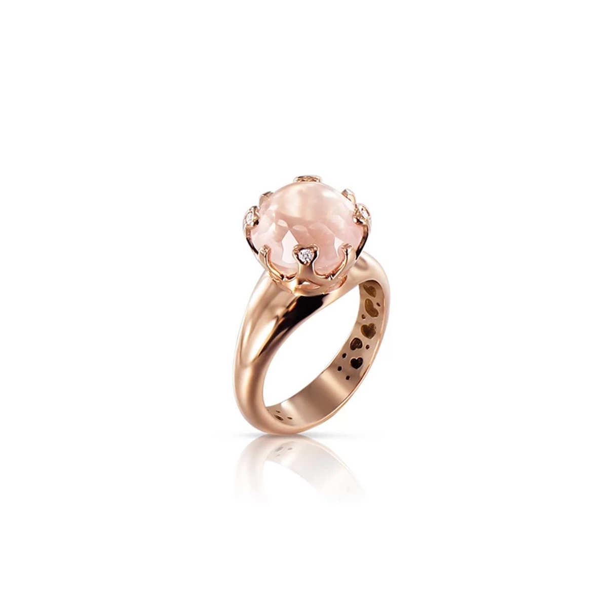 SISSI Ring ROSE QUARTZ Size: 54