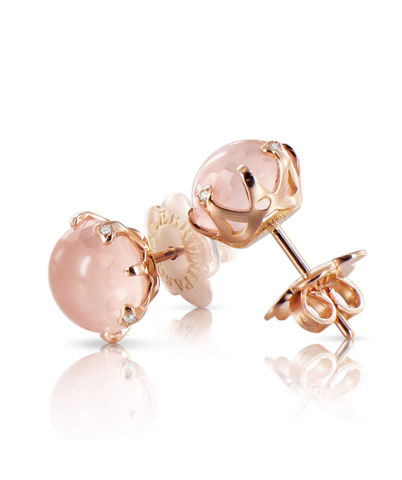 Pasquale Bruni SISSI ROSE QUARTZ EARRINGS