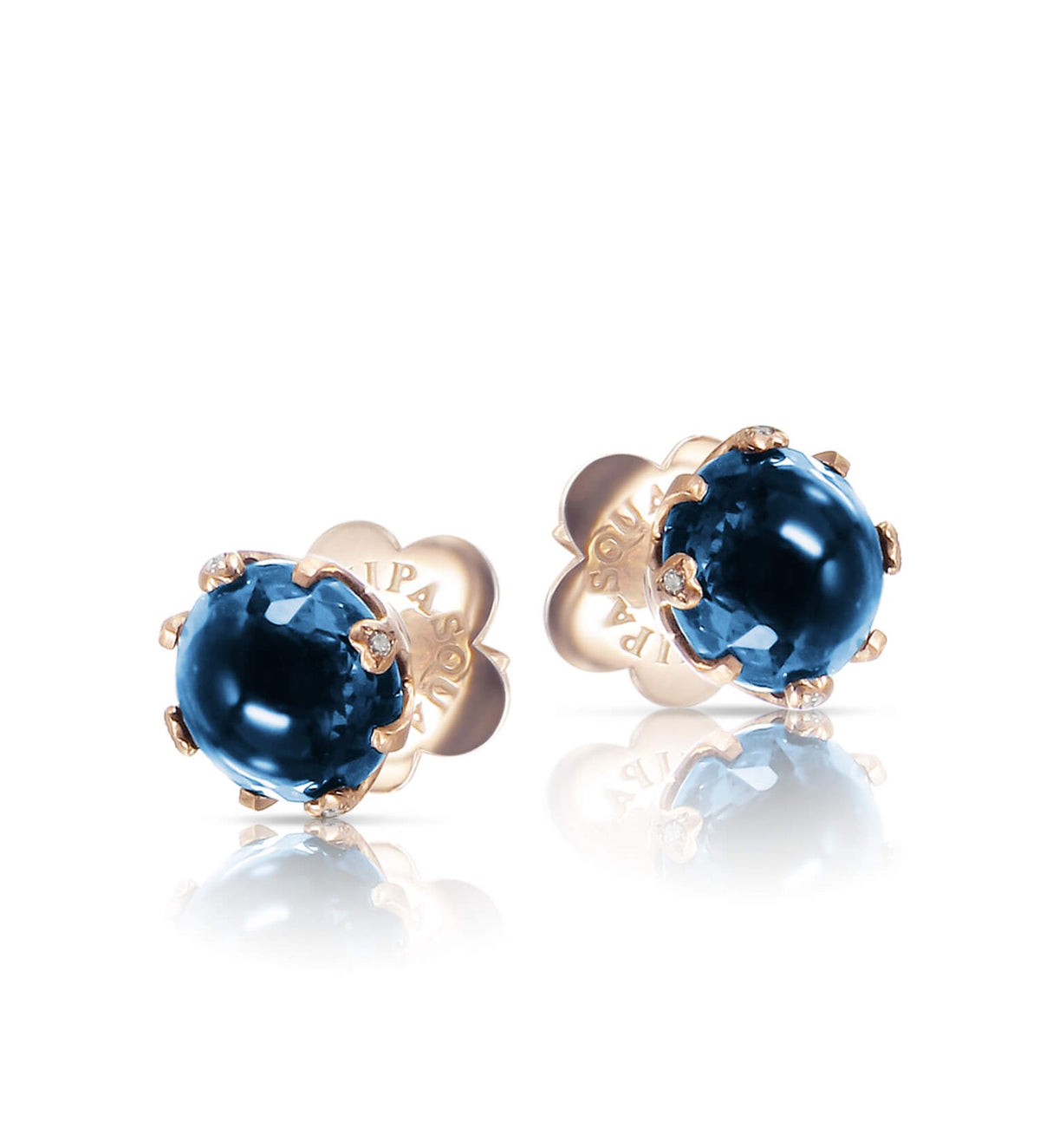 SISSI EARRINGS BLUE TOPAZ