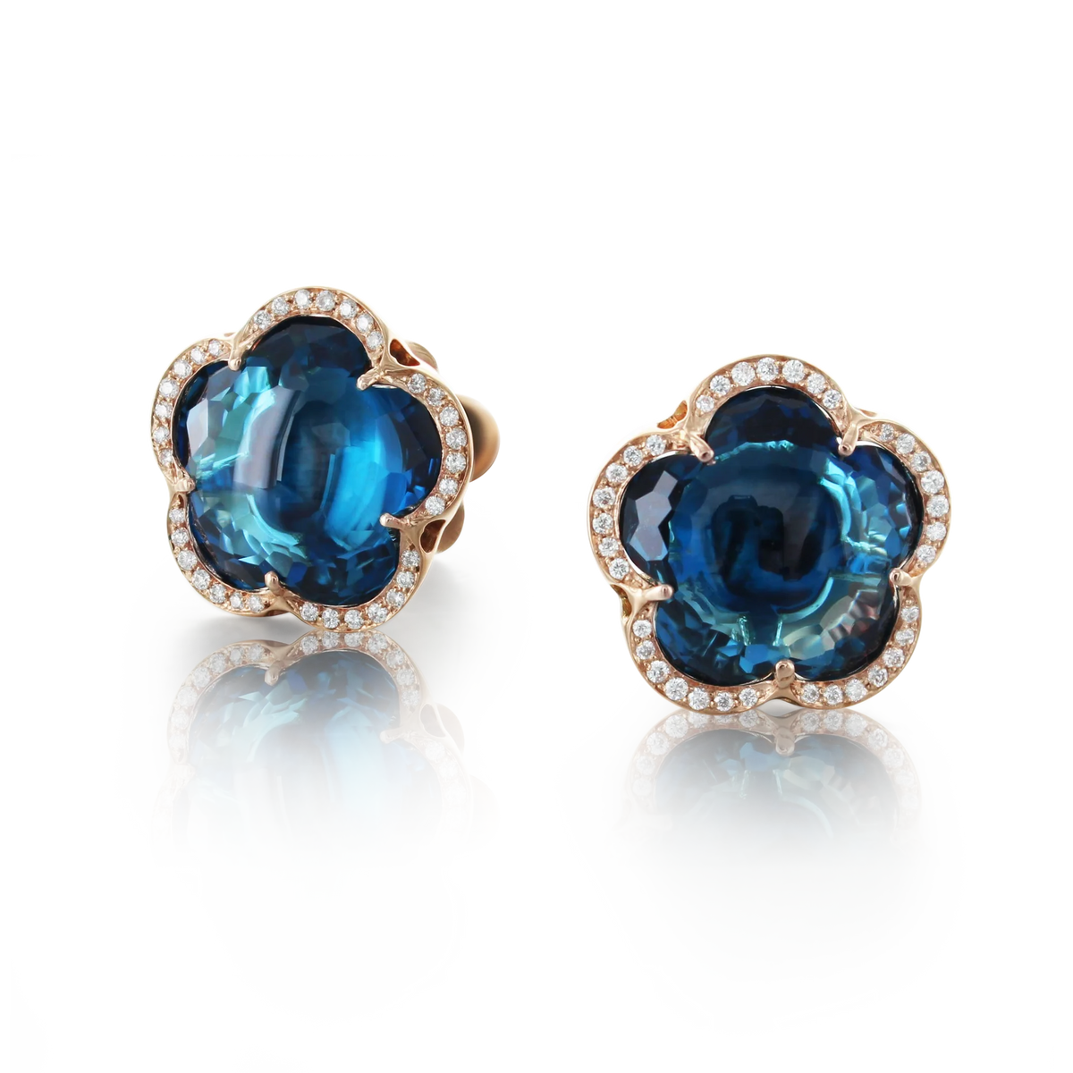 BON TON London Blue Topaz EARRINGS