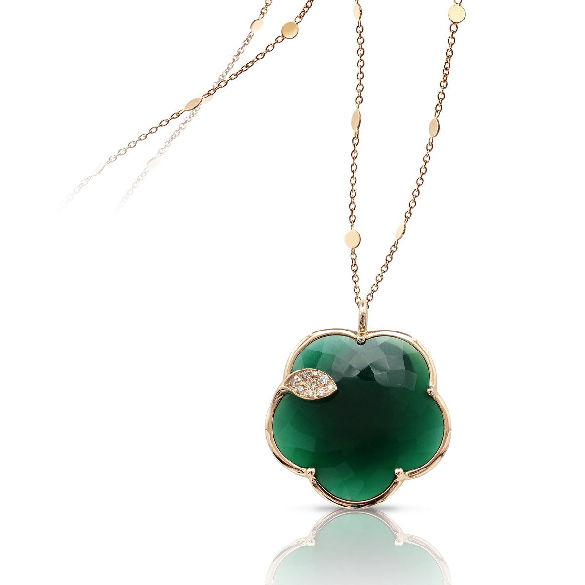 TON JOLI Green Agate NECKLACE
