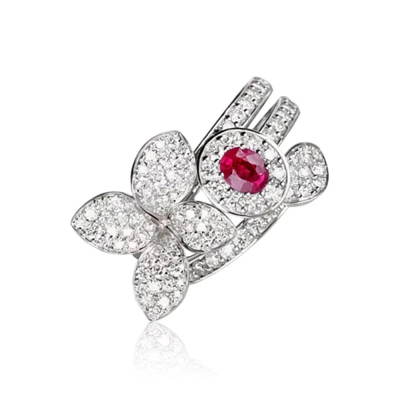 HEART TO EARTH RUBY RING Size: 52
