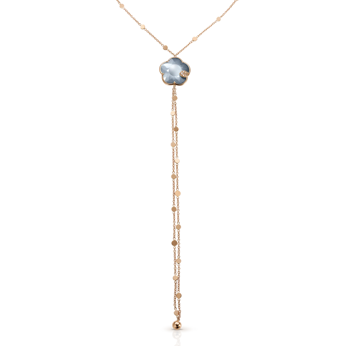 TON JOLI Lunar Night Blue Tie Necklace