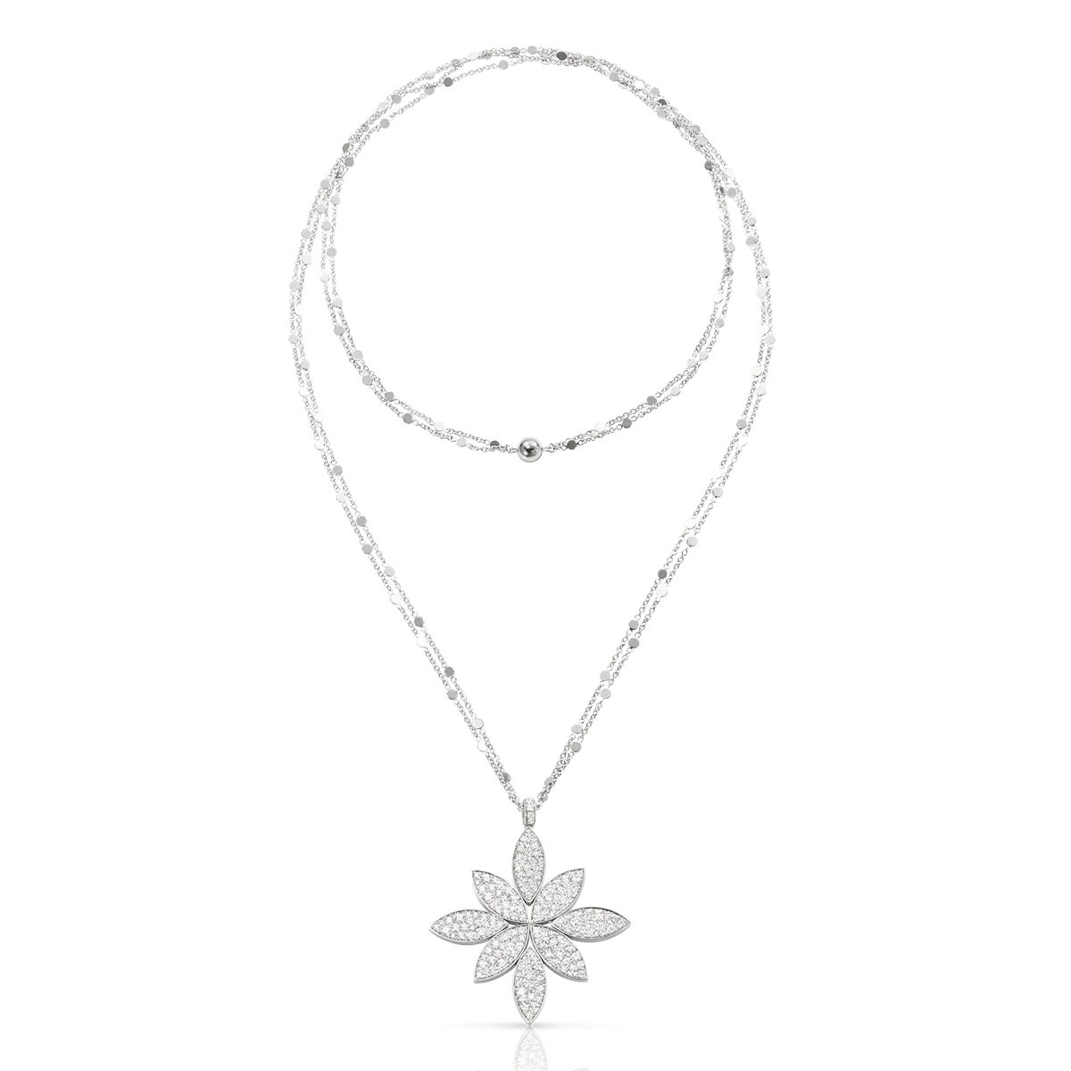 GHIRLANDA LUCE DI LOTO NECKLACE