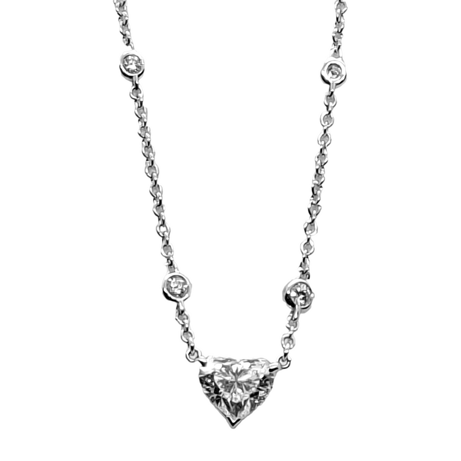 Crivelli WHITE GOLD NECKLACE WITH DIAMONDS