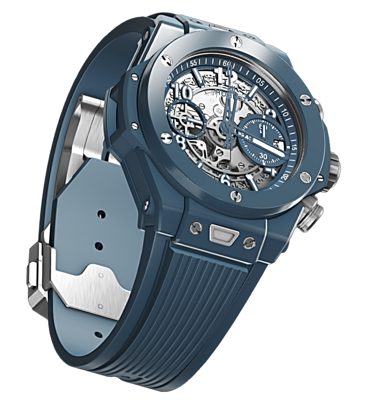 BIG BANG UNICO PETROL BLUE CERAMIC 42 MM
