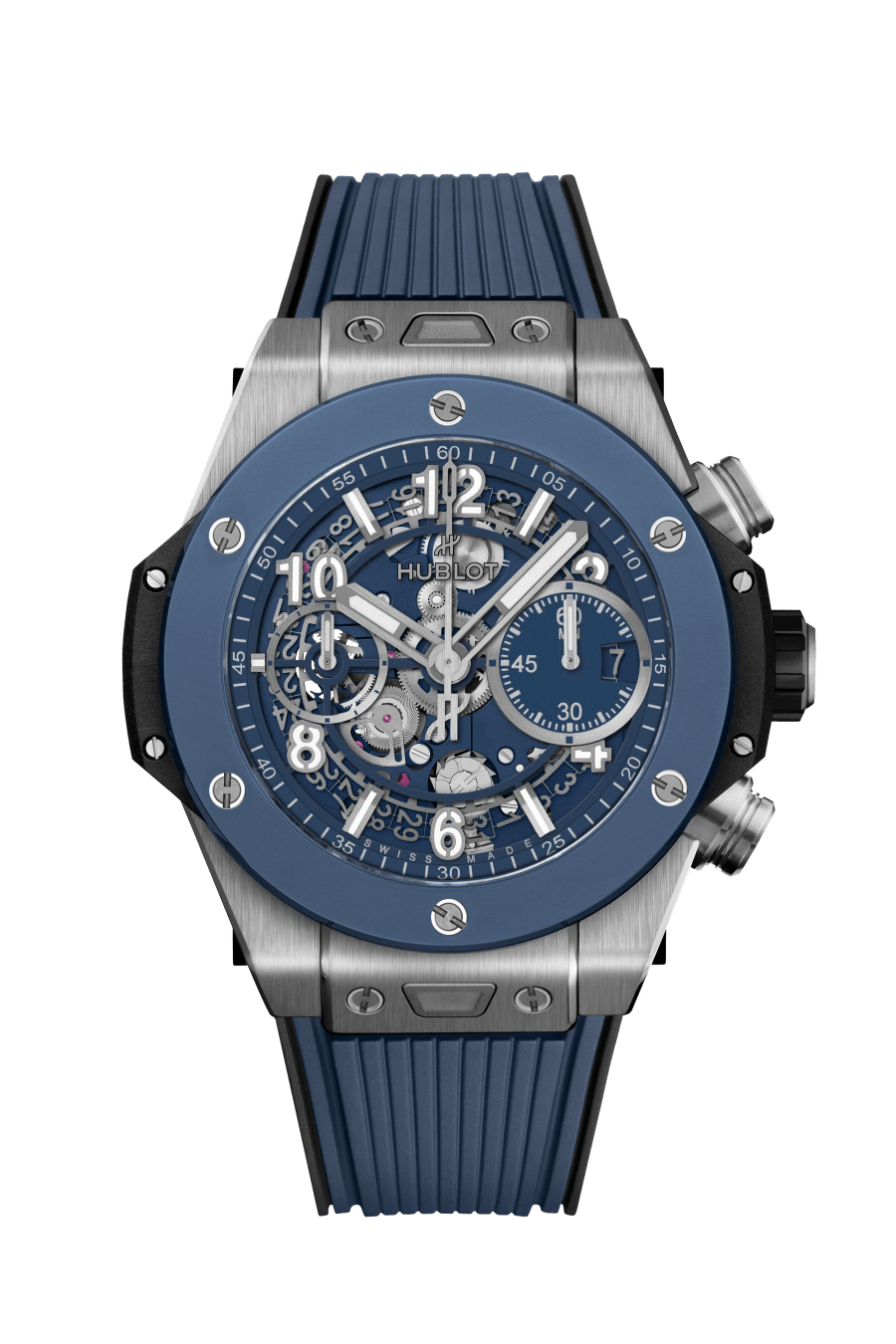 Hublot BIG BANG UNICO TITAN BLAU KERAMIK 42MM