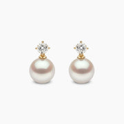 Yoko London CLASSIC AKOYA PEARL AND DIAMOND EARRINGS