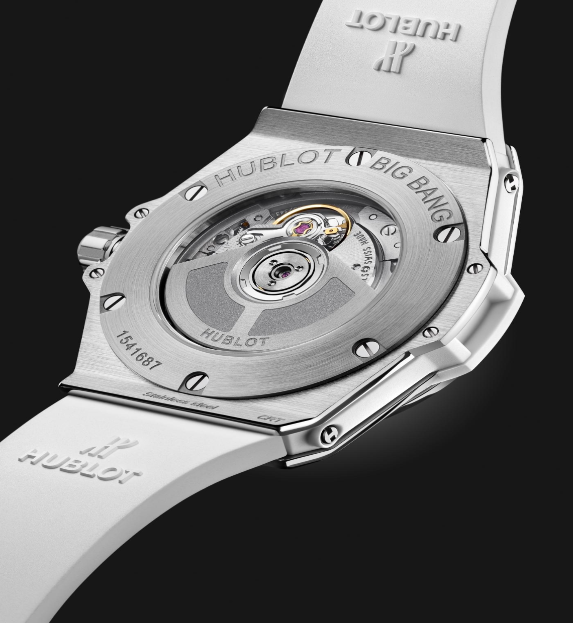 Hublot BIG BANG ACIER BLANC PAVÉ 38MM