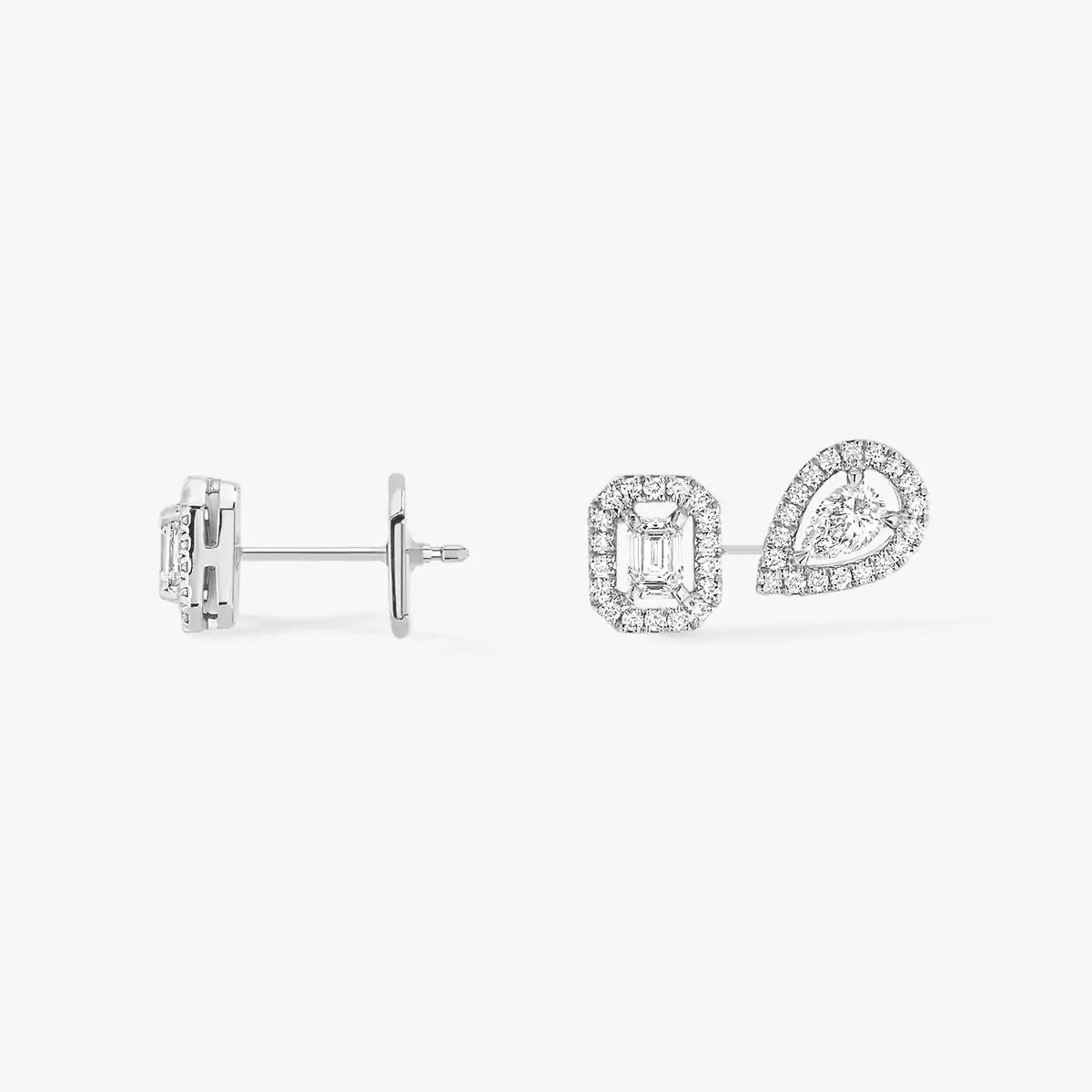 Messika MY TWIN 1+2 0.10CT EARRINGS WHITE GOLD