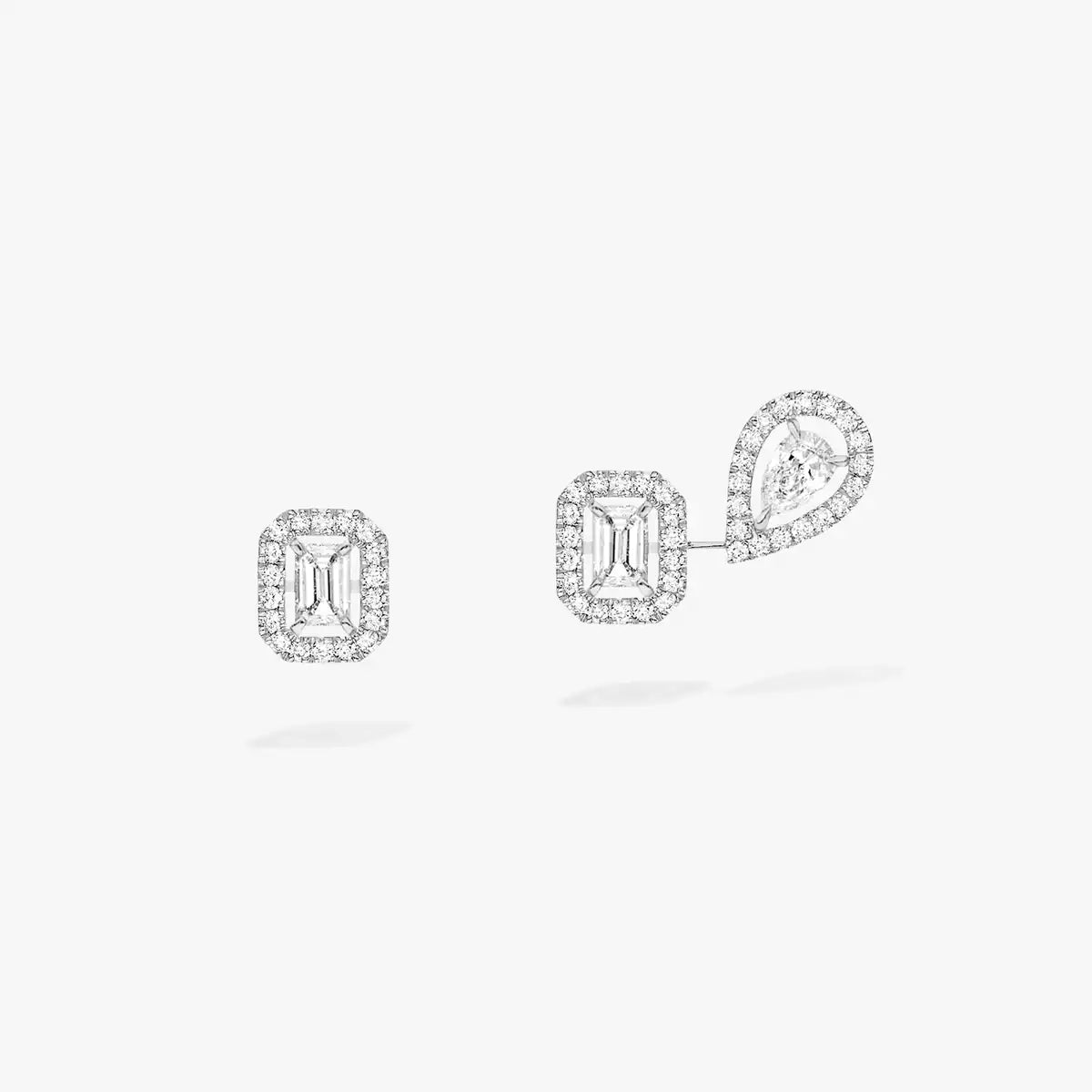 Messika MY TWIN 1+2 0.10CT EARRINGS WHITE GOLD