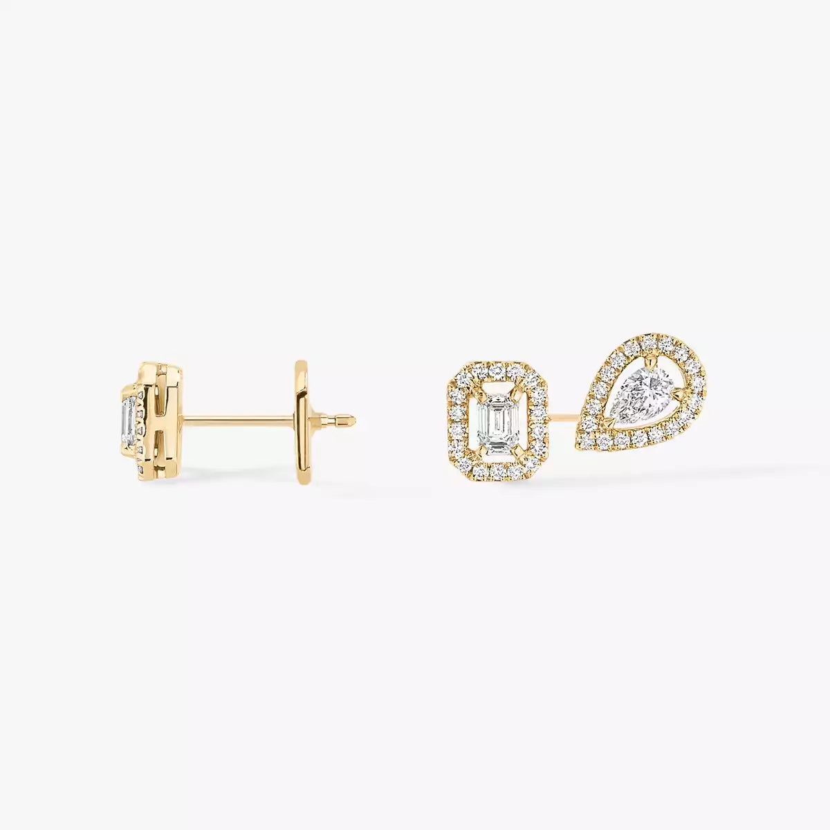 Messika MY TWIN 1+2 0.10CT EARRINGS YELLOW GOLD