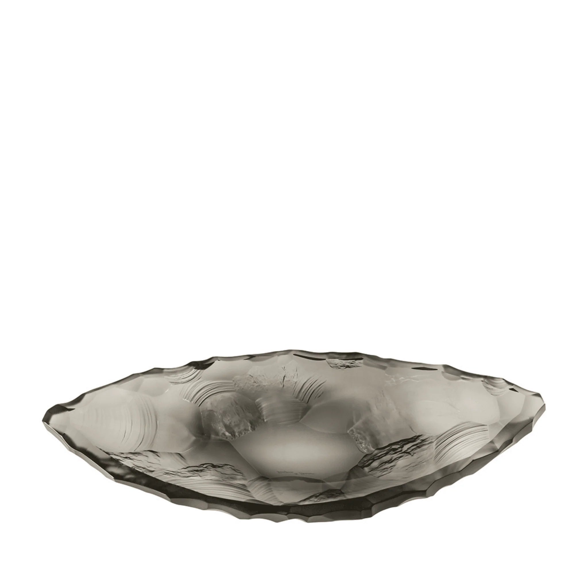 Lalique SILEX BOWL GREY MEDIUM SIZE