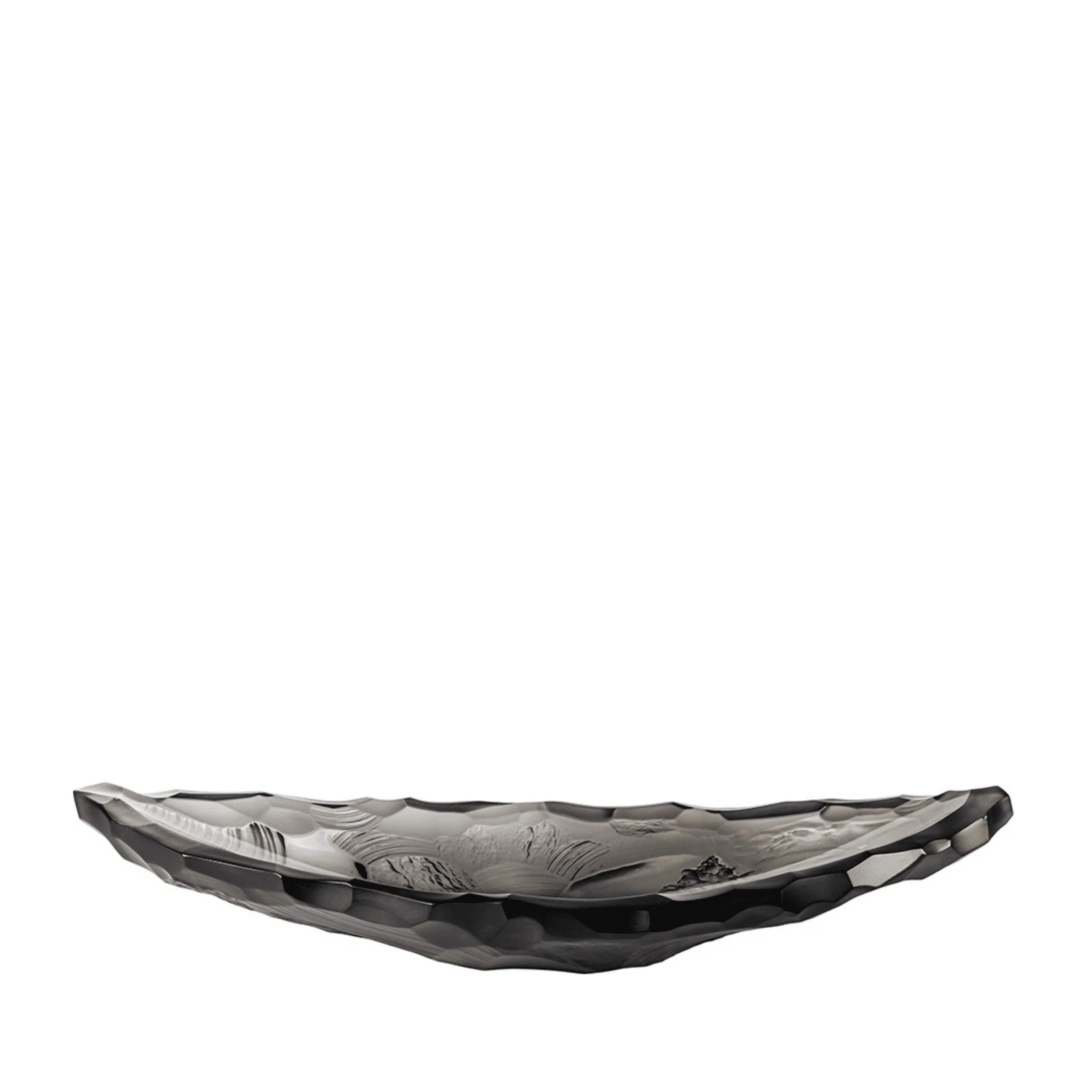 Lalique SILEX BOWL GREY MEDIUM SIZE
