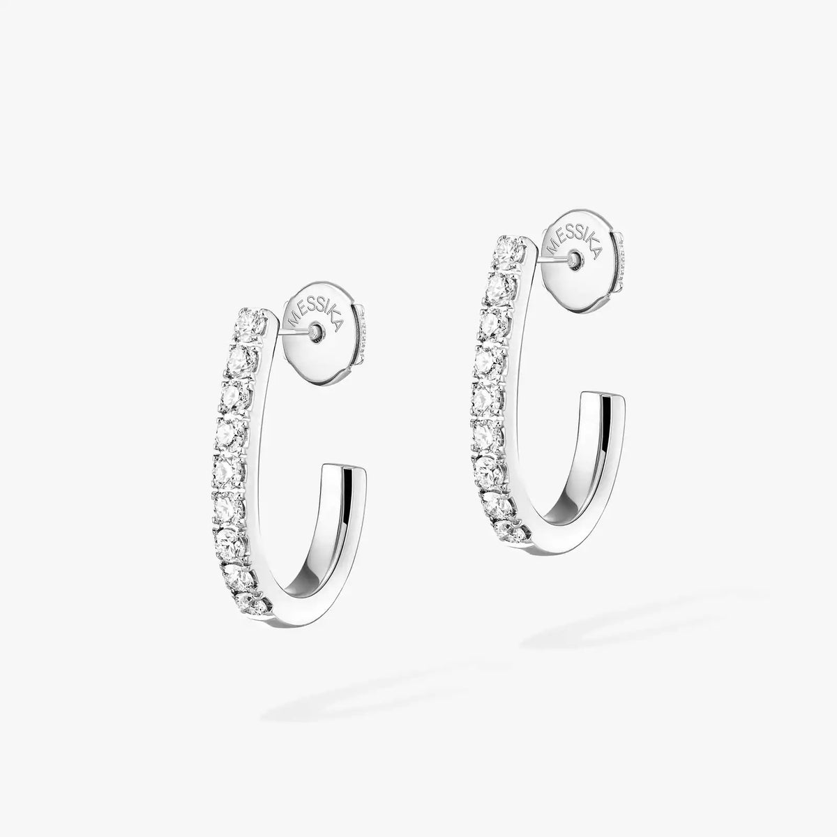 Boucles d'oreilles créoles Messika GATSBY XS