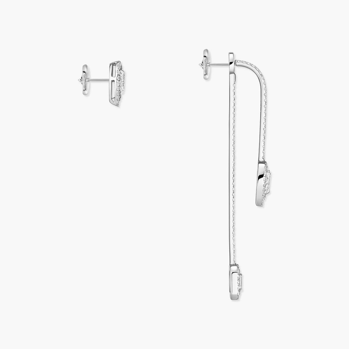 Messika MY TWIN HOOK PAVÉ UND CHIP 3X010CT