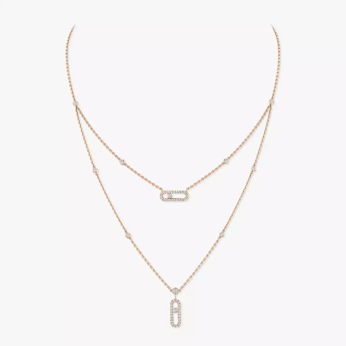 Messika MOVE UNO 2 ROWS PAVED