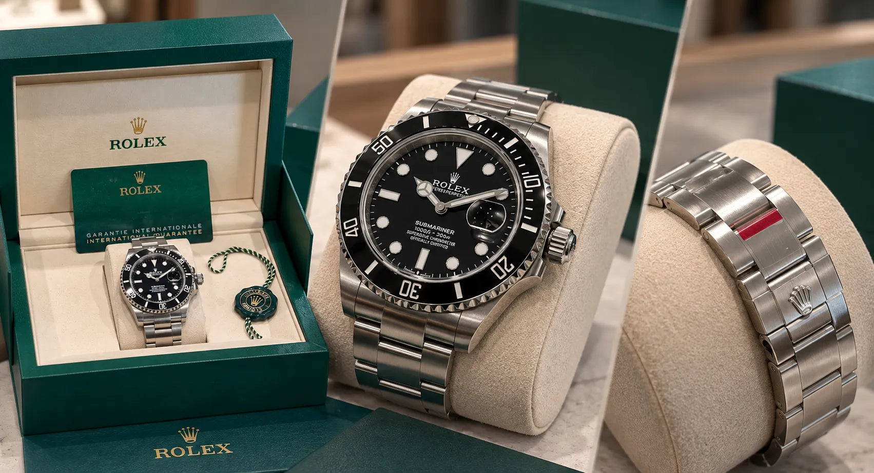 Unworn watches