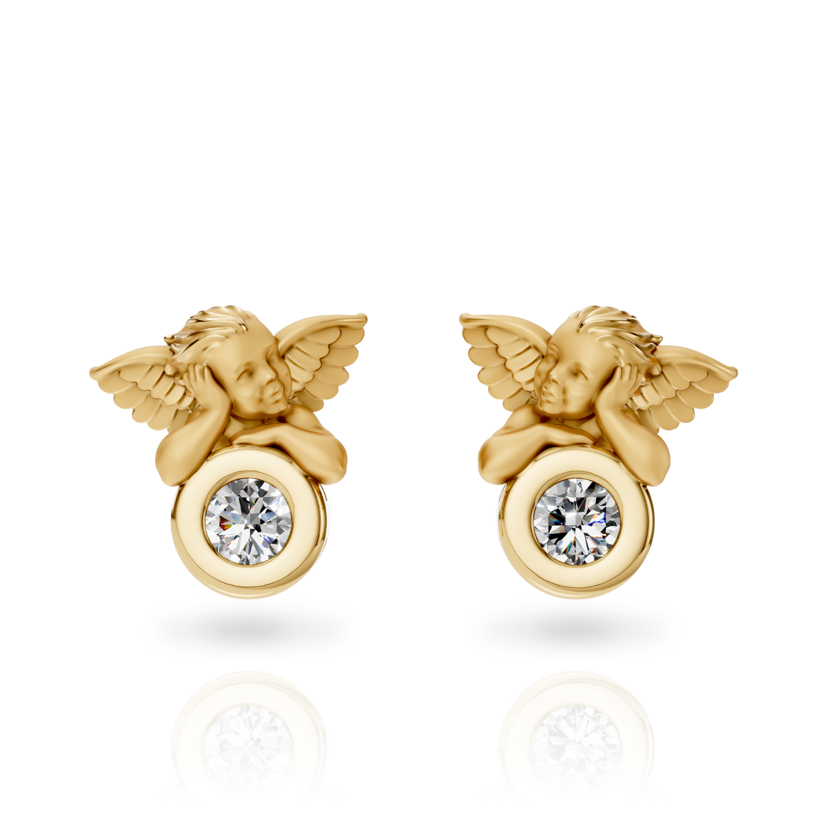 Carrera Y Carrera EARRINGS SOLITARIO MY ANGEL