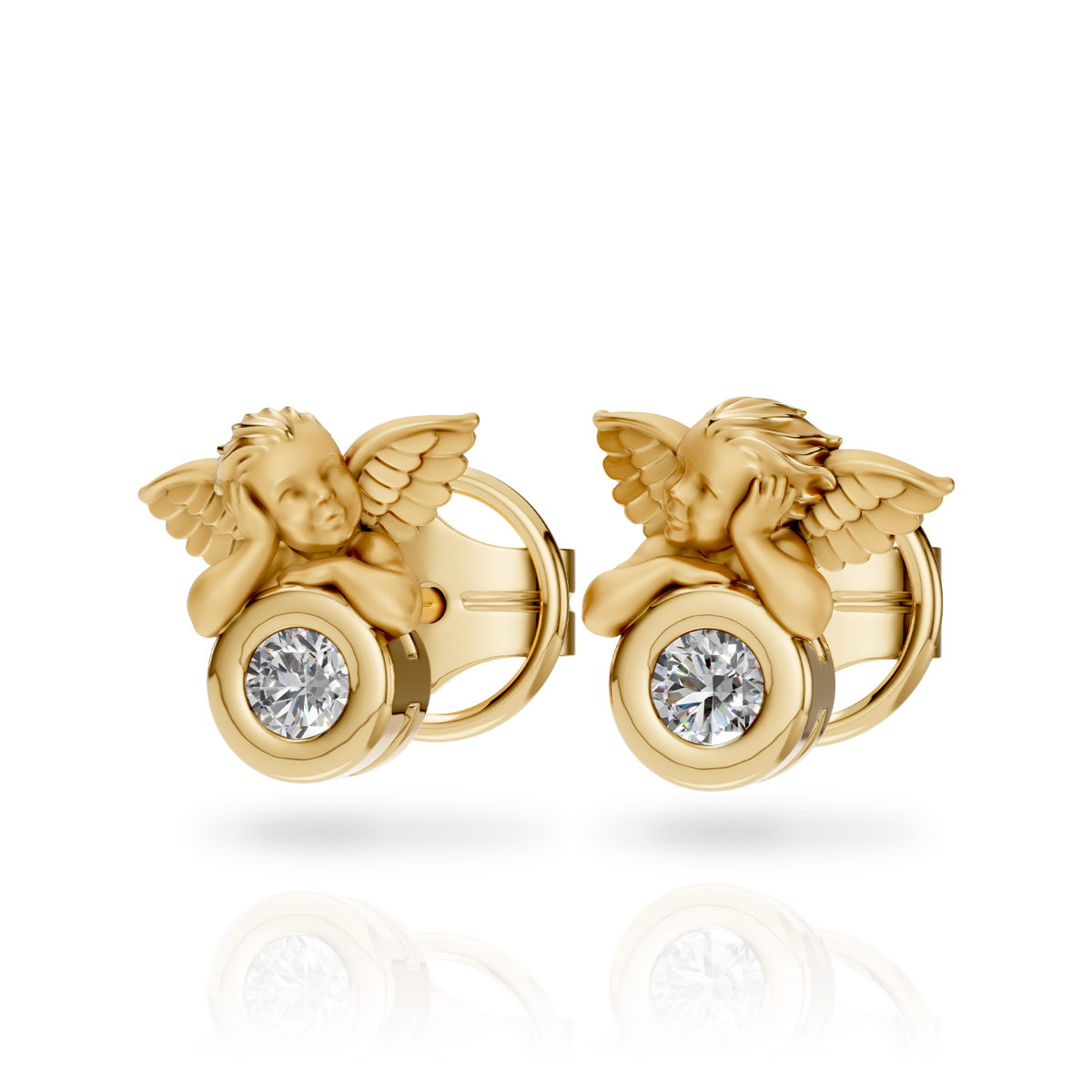Carrera Y Carrera EARRINGS SOLITARIO MY ANGEL