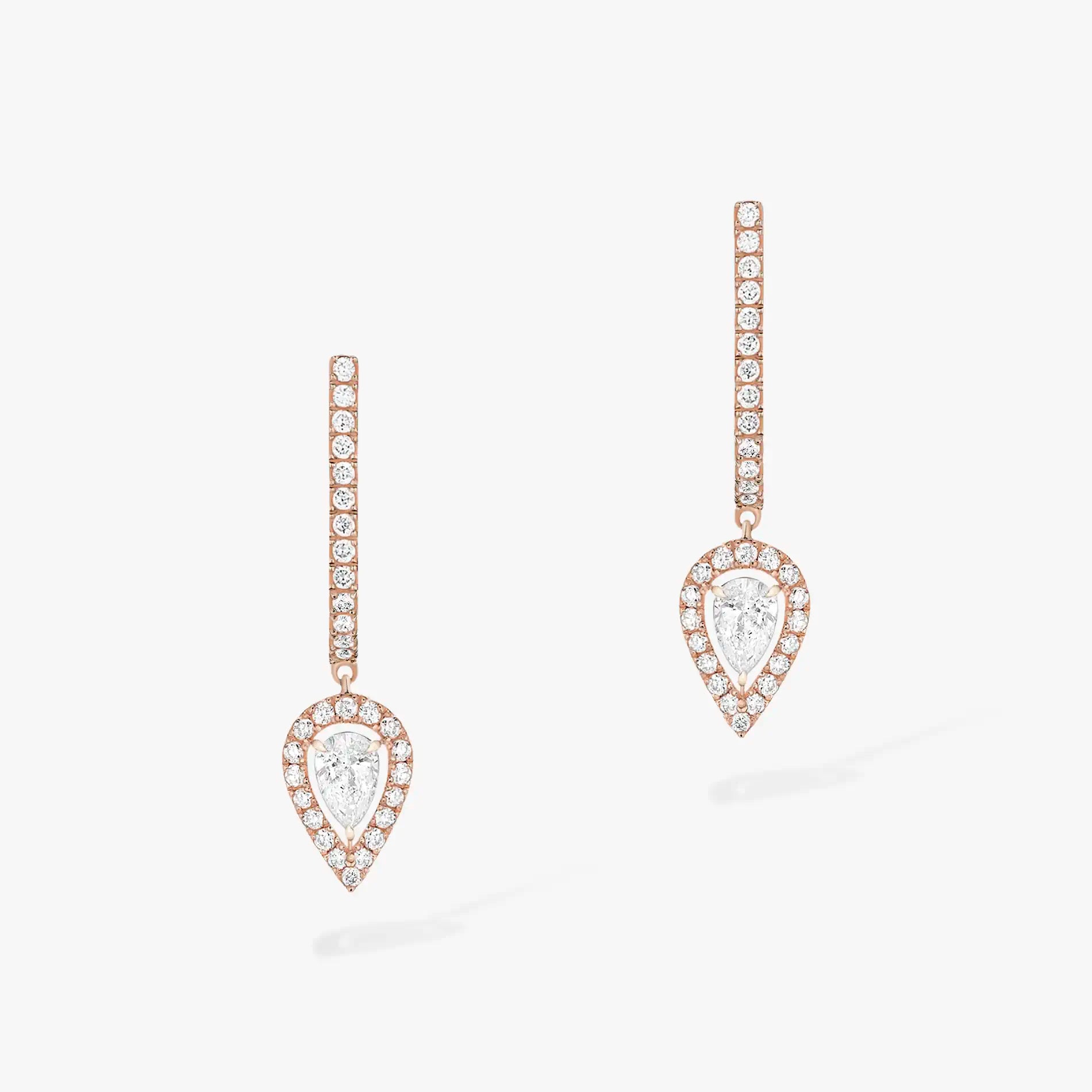 Messika JOY PS 2X0,10CT HOOP EARRINGS