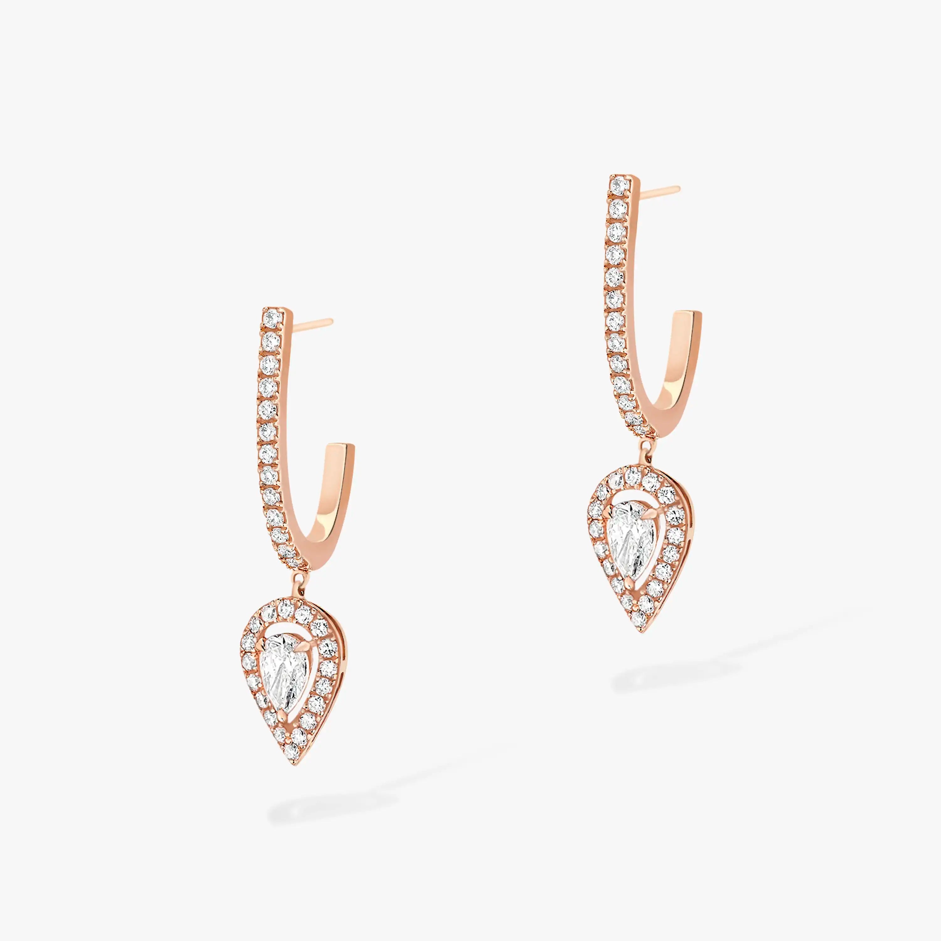 Messika JOY PS 2X0,10CT HOOP EARRINGS