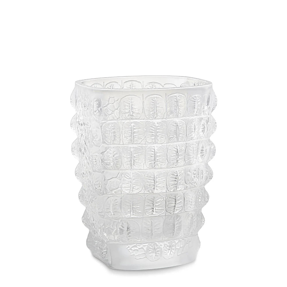 Lalique CROCO VASE CLEAR