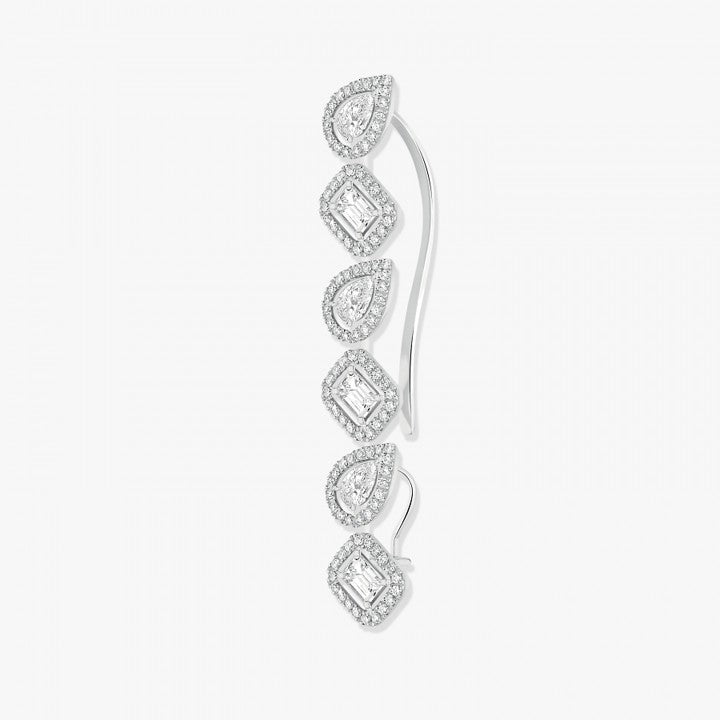 Messika DIAMOND MONO EARRING IN WHITE GOLD MY TWIN