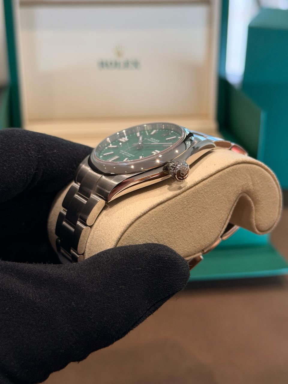 Oyster Perpetual 41 green 41 mm