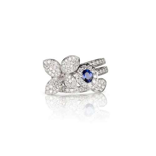 HEART TO EARTH BLUE SAPPHIRE RING Size: 55