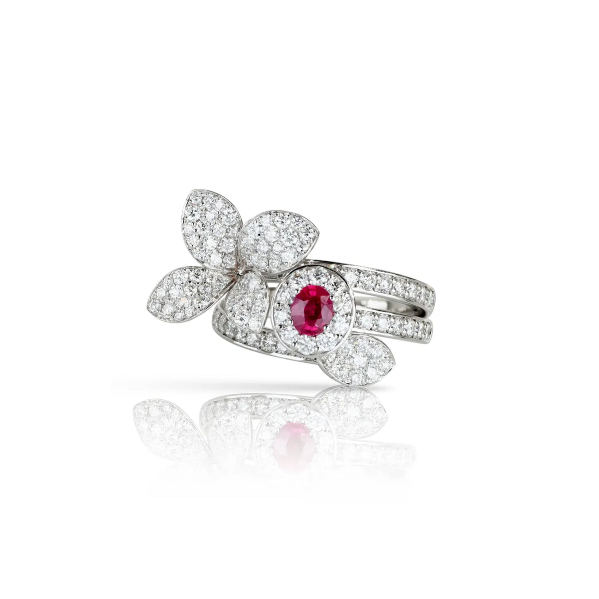 HEART TO EARTH RUBY RING Size: 52