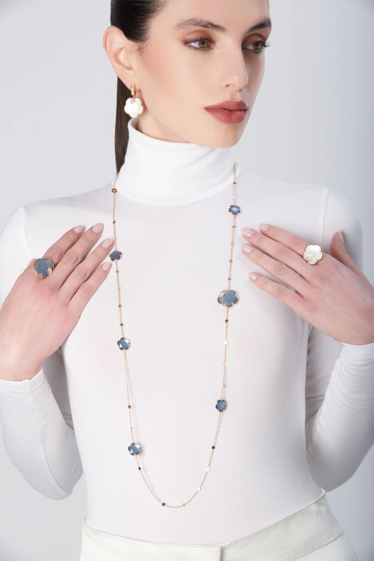 TON JOLI Lunar Night Blue Necklace