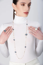 TON JOLI Lunar Night Blue Necklace