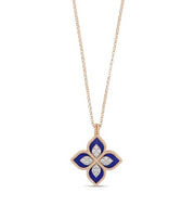 Roberto Coin PENDENTIF PRINCESSE FLEUR AVEC DIAMANTS ET LAPIS