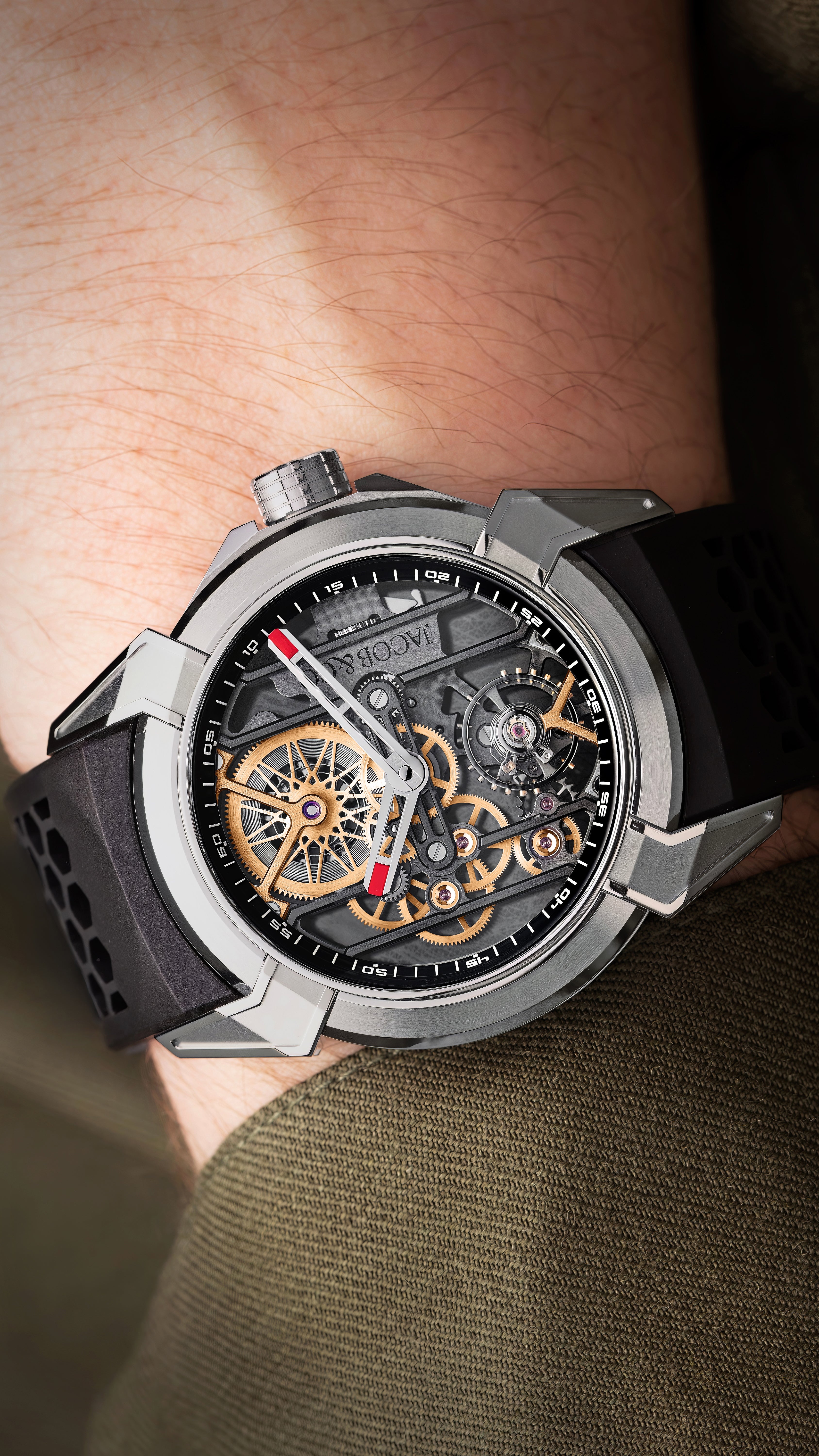 Jacob & Co. EPIC X SKELETON  BLACK 44 MM