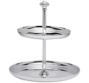 Christofle ALBI 2-tier pastry stand