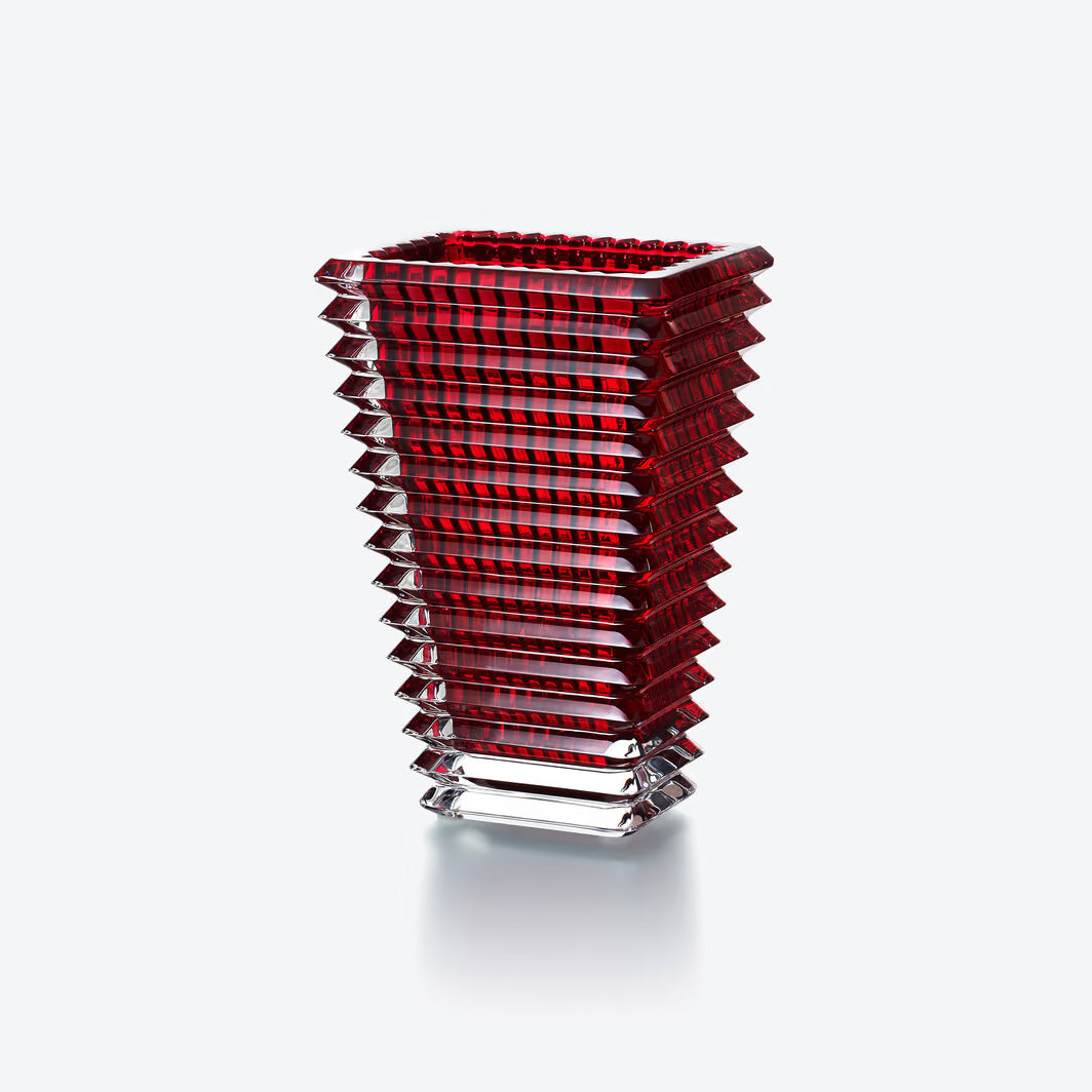 Baccarat EYE RECTANGULAR VASE S RED