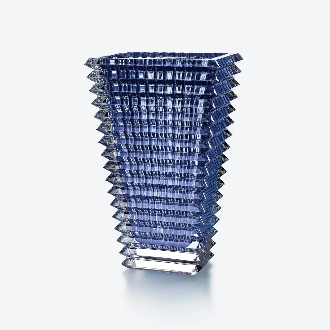 Baccarat EYE RECTANGULAR VASE L BLUE