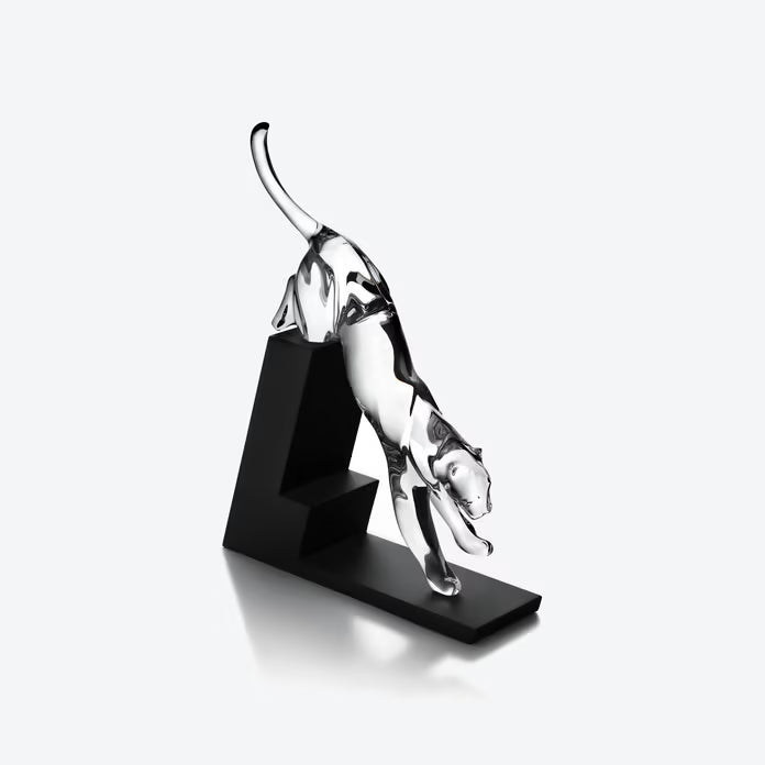 Baccarat PANTHER THE LEAP SCULPTURE