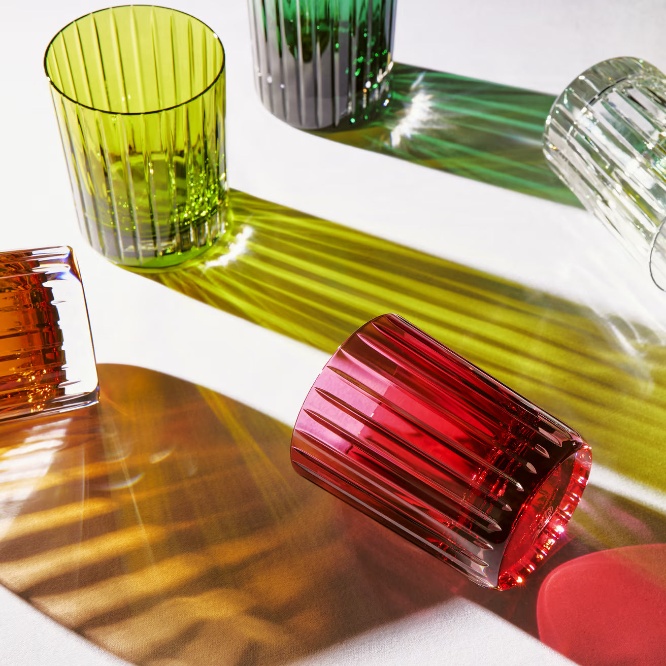 Baccarat HARMONIE TUMBLERS COLORS OF JOY INTENSE SET OF 4