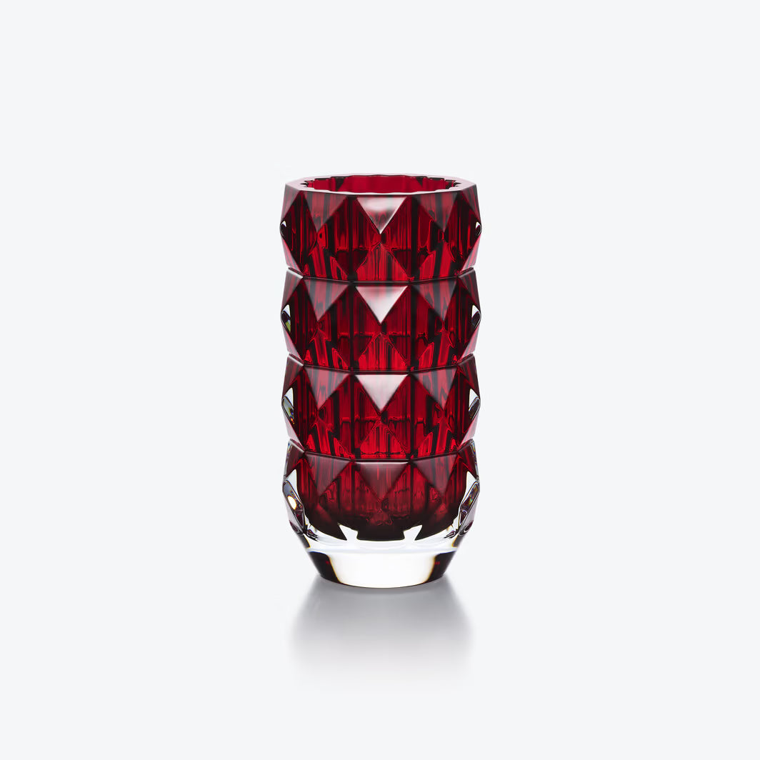 Baccarat LOUXOR ROUND VASE S RED