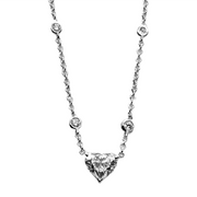 Crivelli WHITE GOLD NECKLACE WITH DIAMONDS