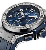 Hublot BIG BANG ACIER BLEU DIAMANTS 41 MM