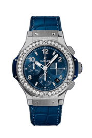 Hublot BIG BANG ACIER BLEU DIAMANTS 41 MM