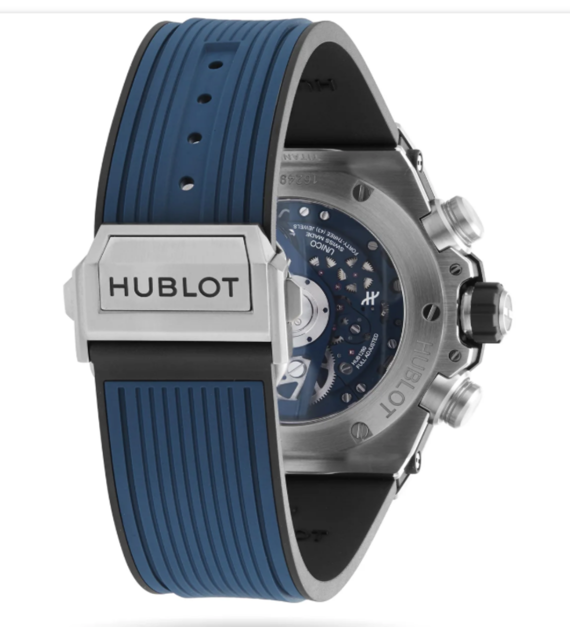 Hublot BIG BANG SANG BLEU II TITANIUM BLUE PAVÉ 45 MM