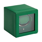 CUB SINGLE WATCH WINDER WITH COVER GREEN