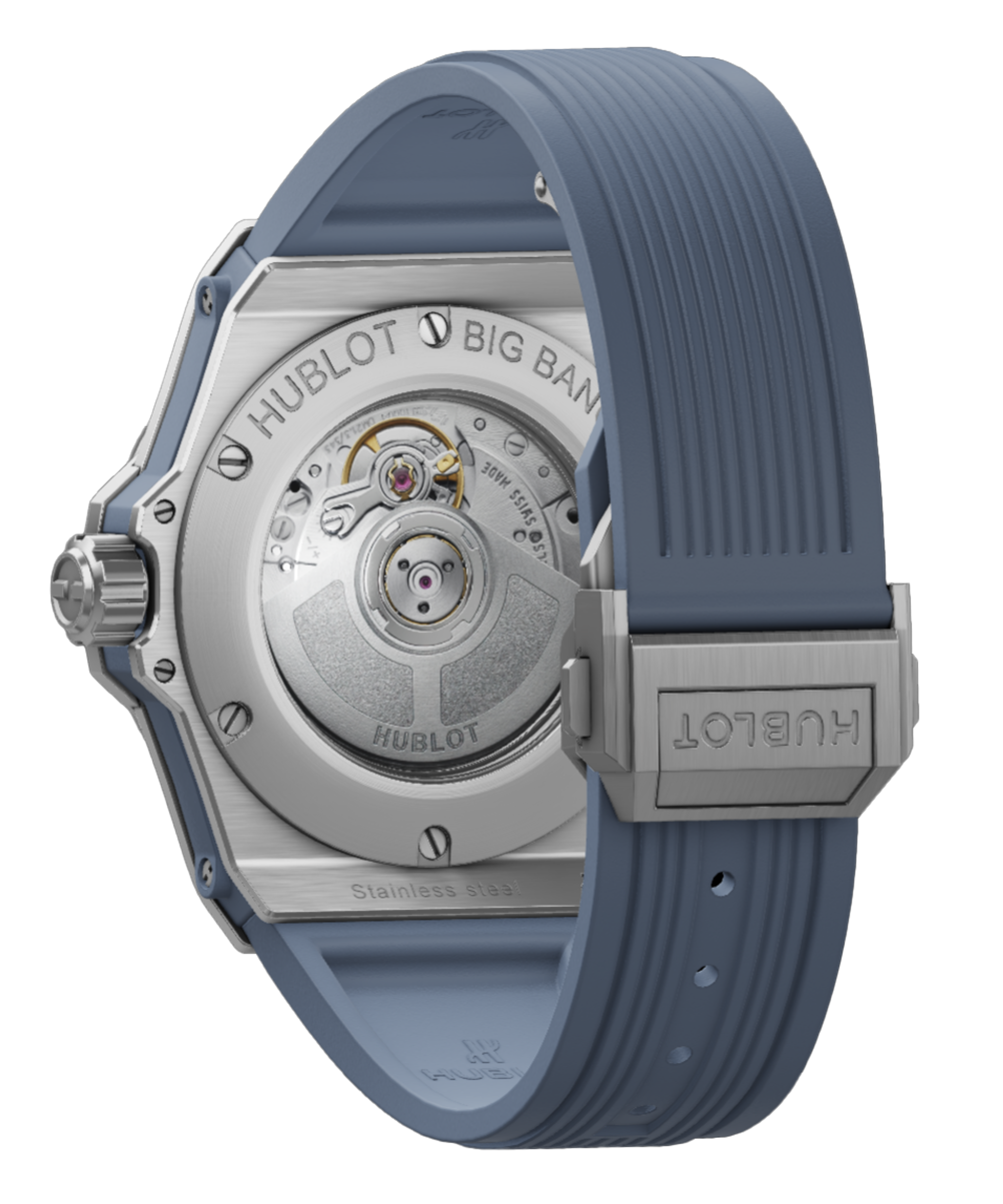 Hublot BIG BANG ONE CLICK STEEL COAL BLUE DIAMONDS 33 MM