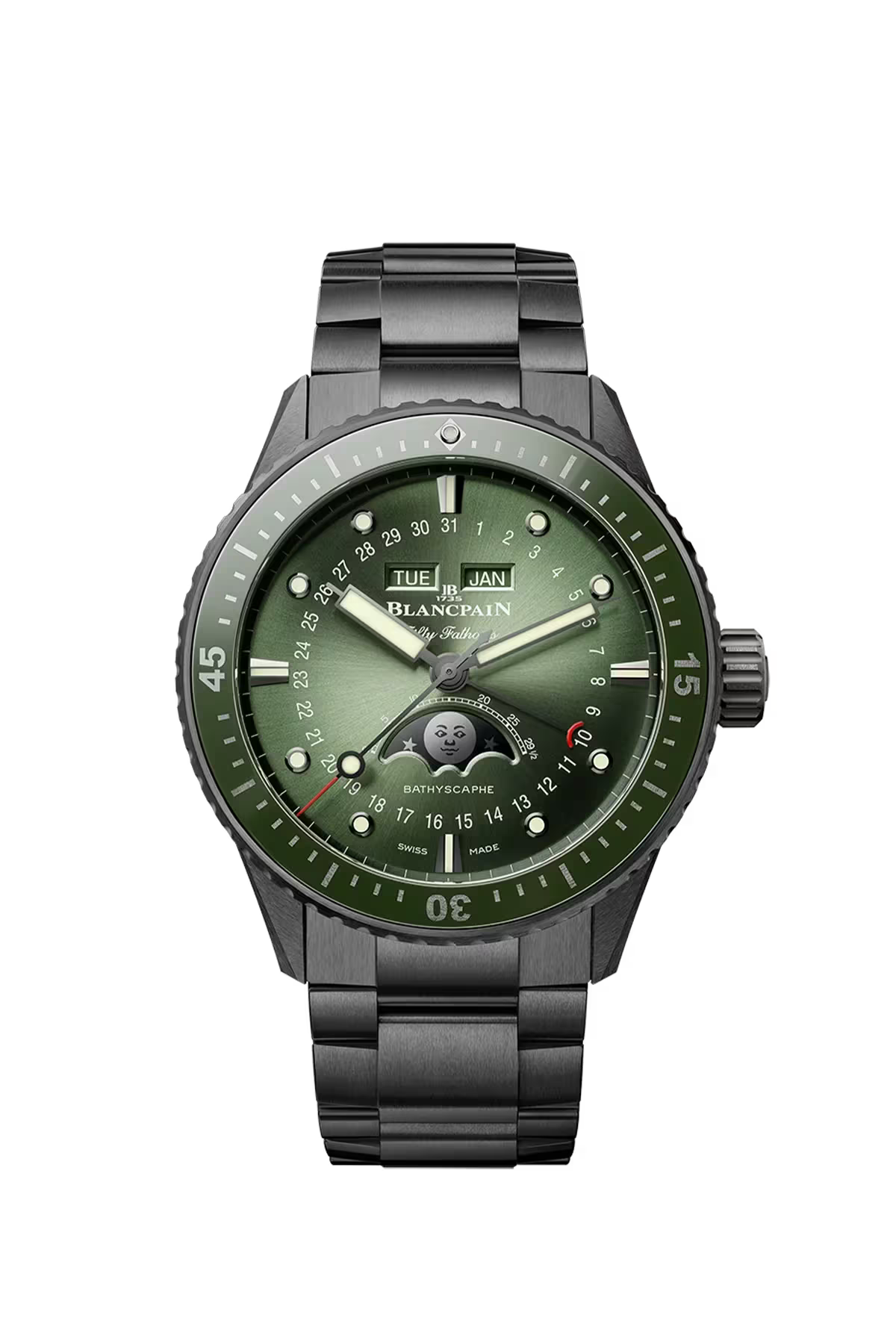 Blancpain FIFTY FATHOMS BATHYSCAPHE QUANTIÈME COMPLET PHASES DE LUNE 43.6MM