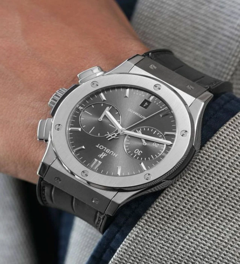 Hublot CLASSIC FUSION RACING GREY CHRONOGRAPH TITAN 45 MM