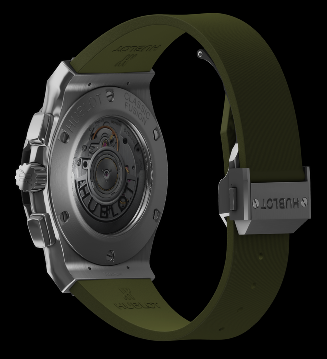 Hublot CLASSIC FUSION CHRONOGRAPH TITANIUM GRÜN 42 MM